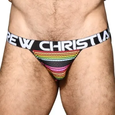 Andrew Christian 2-pack Almost Naked Chill Stripe Jock
