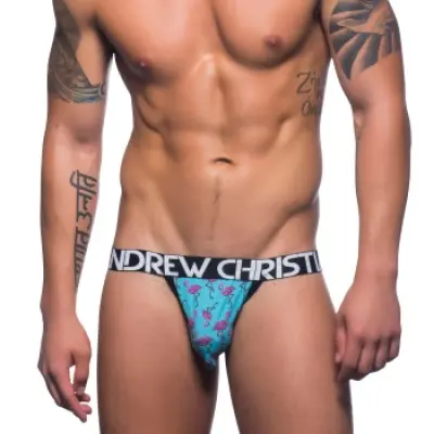 Andrew Christian Almost Naked Flamingo Jock * Fri Frakt *