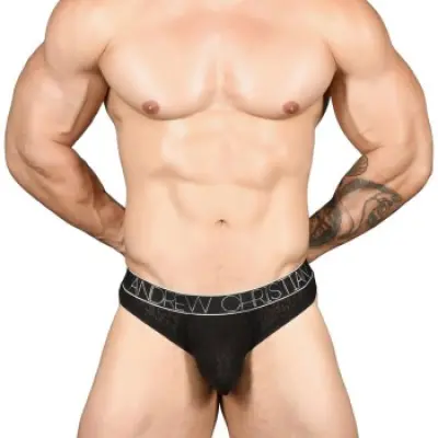 Andrew Christian Almost Naked Sheer Leopard Thong