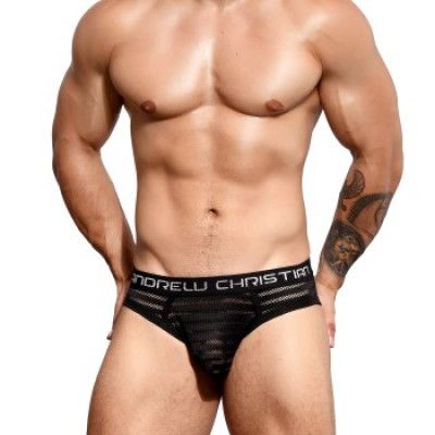 Andrew Christian Seductive Net Stripe Frame Jock * Fri Frakt * * Kampanj *