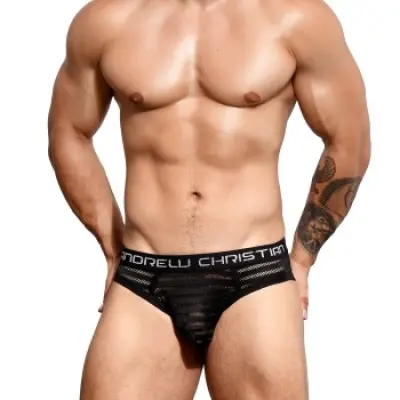 Andrew Christian Seductive Net Stripe Frame Jock * Fri Frakt * * Kampanj *