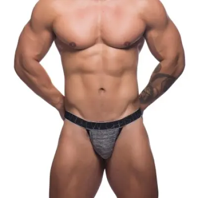 Andrew Christian Sheer Stripe Y-Back Jock Thong * Fri Frakt *