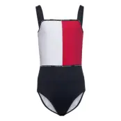 -Piece Baddräkt Badkläder Multi/mönstrad Tommy Hilfiger