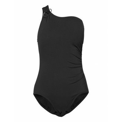 Iconic Solids Logo Ring Shoulder Piece Baddräkt Badkläder Svart Michael Kors Swimwear