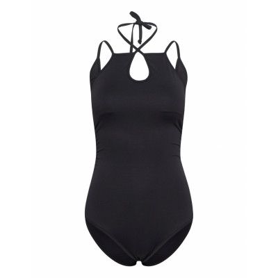 2Nd Sea - Jersey Stretch Baddräkt Badkläder Black 2NDDAY