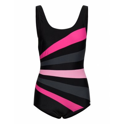 Action Swimsuit Baddräkt Badkläder Svart Abecita