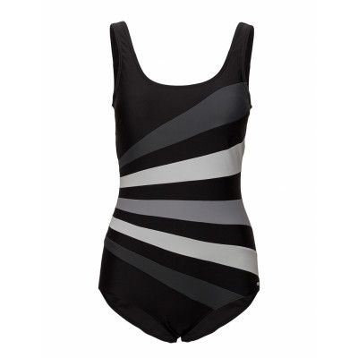 Action Swimsuit Baddräkt Badkläder Svart Abecita