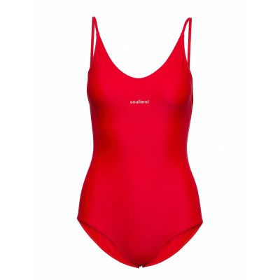 Adel Swimsuit Baddräkt Badkläder Röd Soulland