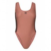 Adicolor 3-Stripes Swimsuit Sport Swimsuits Rosa Adidas Performance