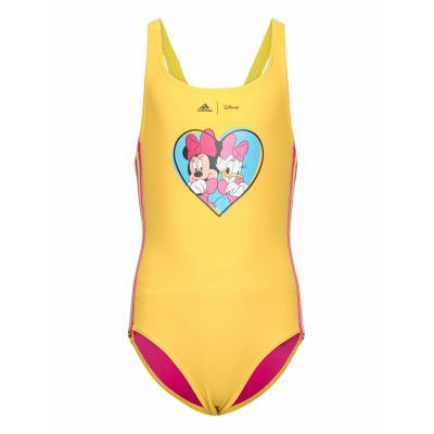 Adidas X Disney Friendship Swimsuit Baddräkt Badkläder Gul Adidas Performance