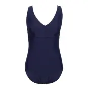 Alanya Kantersbaddräkt Navy Baddräkt Badkläder Blue Abecita