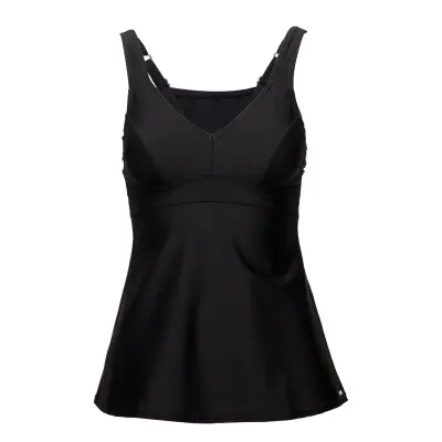 Alanya, Tankini Tankini Baddräkt Svart Abecita