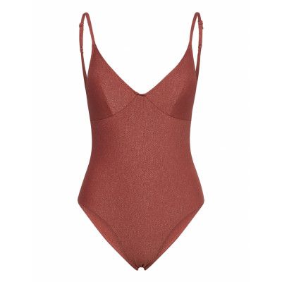 All_In_ Java Swimsuit Baddräkt Badkläder Brun Dorina