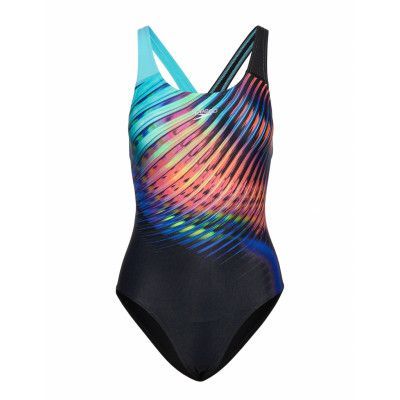 Mirrorglare Allover Powerback Baddräkt Badkläder Multi/mönstrad Speedo