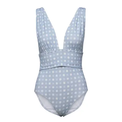 Alvina Swimsuit Baddräkt Badkläder Blå By Malina