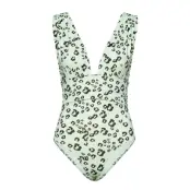 Alvina Swimsuit Baddräkt Badkläder Grön By Malina