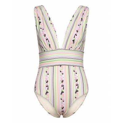 Alvina Swimsuit Baddräkt Badkläder Multi/mönstrad By Malina