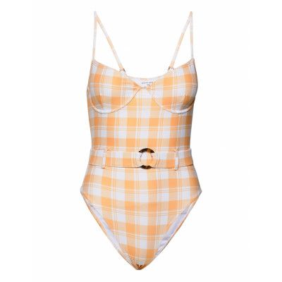 Amalfi Piece Baddräkt Badkläder Gul Faithfull The Brand