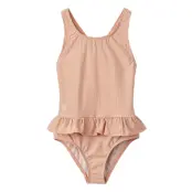 Liewood Amara Stripe Swimsuit Rosa