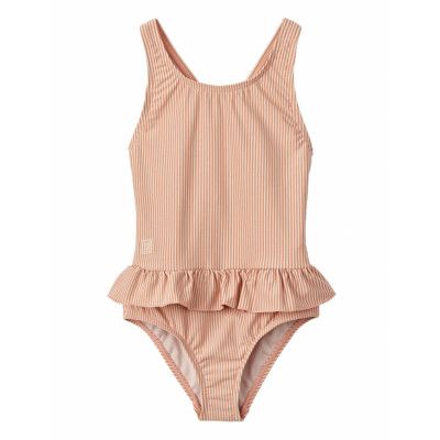 Liewood Amara Stripe Swimsuit Rosa