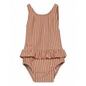Amara Seersucker Swimsuit *Villkorat Erbjudande Baddräkt Badkläder Rosa Liewood