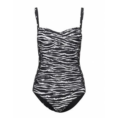 Amber Swimsuit Baddräkt Badkläder Svart Missya