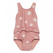 Liewood Amina Baby Printed Swimsuit Korall