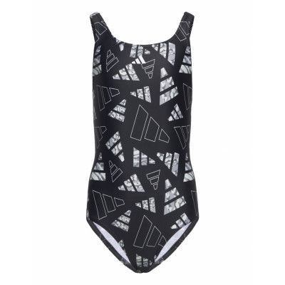 Aop Bars Suit G Sport Swimsuits Svart Adidas Performance