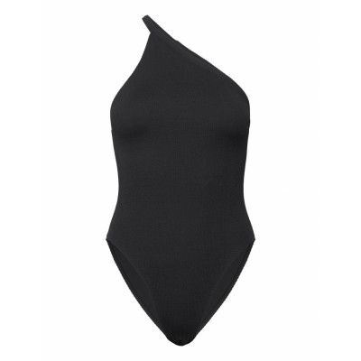 Filippa K Asymmetric Swimsuit Svart