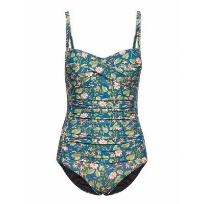 Audrey Swimsuit Baddräkt Badkläder Grön Missya