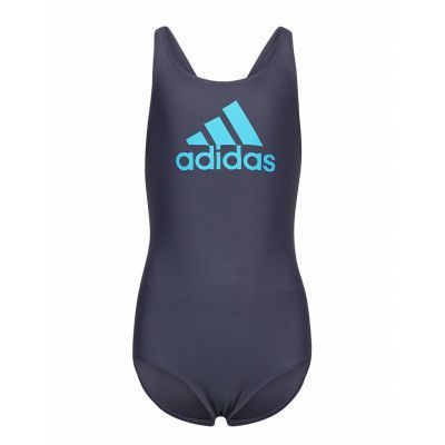 Badge Of Sport Swimsuit Baddräkt Badkläder Blå Adidas Performance