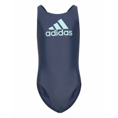Badge Of Sport Swimsuit Baddräkt Badkläder Blå Adidas Performance