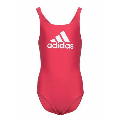 Badge Of Sport Swimsuit W Baddräkt Badkläder Rosa Adidas Performance