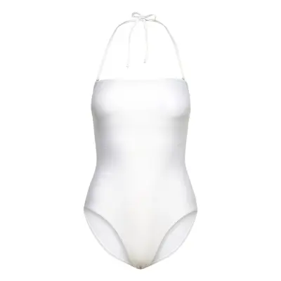 Banjo Baddräkt Badkläder Vit Max Mara Leisure