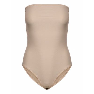 Barbados Swimsuit Baddräkt Badkläder Beige OW Collection