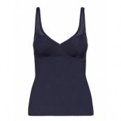 Shaping Tankini Top With Mesh Tankini Baddräkt Marinblå Esprit Bodywear Women