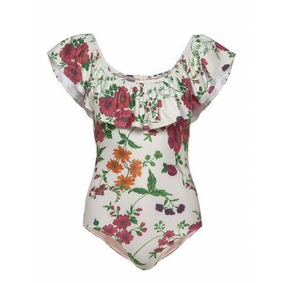 Becca Swimsuit Creme Baddräkt Badkläder Vit Underprotection