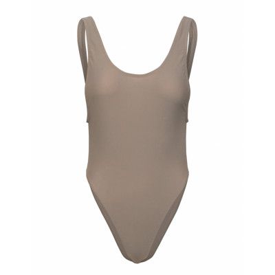 Biarritz Swim Suit Baddräkt Badkläder Beige H2O Fagerholt