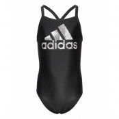 Big Logo Suit Sport Swimsuits Svart Adidas Performance