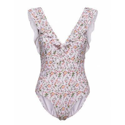 Blanche Swimsuit Baddräkt Badkläder Vit By Malina