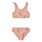 Bow Printed Bikini Set *Villkorat Erbjudande Baddräkt Badkläder Korall Liewood