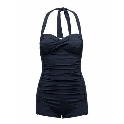 Boyleg Maillot Baddräkt Badkläder Blå Seafolly