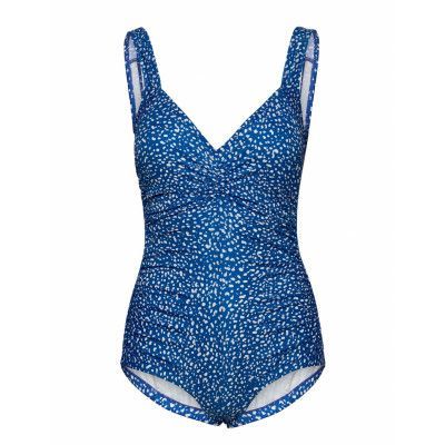 Bravo Baddräkt Badkläder Blå Scampi