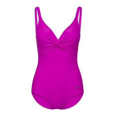 Womens Shaping Brigitte 1 Piece Baddräkt Badkläder Lila Speedo