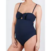 Cache Coeur Maternity Swimsuit One Piece Bamboo - Navy - 44