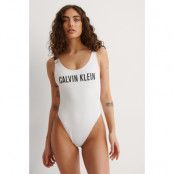 Calvin Klein Scoop Swimsuit - White