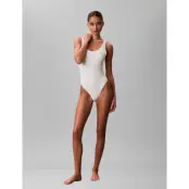 Calvin Klein Scoop Back One Piece - Green - S