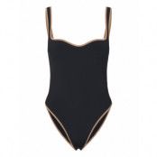 Candice Swimsuit Baddräkt Badkläder Black BOSS