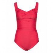 Capri Twisted Delight Swimsuit Baddräkt Badkläder Red Abecita