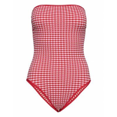 Check In Tube Maillot Baddräkt Badkläder Röd Seafolly